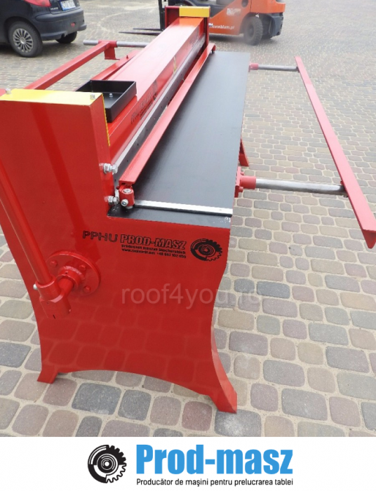 Ghilotina manuala pentru tabla 1000 mm / 1.2 mm GLT PROD-MASZ [4]