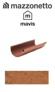 Jgheab semicircular Ø150 ( 2-3-4-m), Burlan Ø100, Otel Mazzonetto Mavis, RAL Copper [2]
