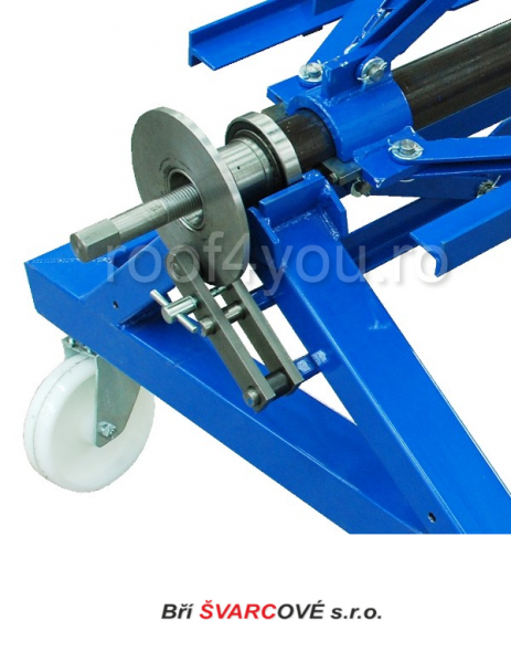 Instalatie derolare tabla / derolator OZ-125, max. 3000 kg, fara roata, BRI SVARCOVE [2]