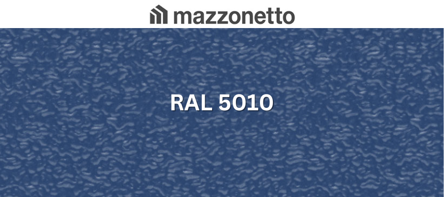 Otel DX51 STUCCO, RAL 5010, rola 625mm, 0.6mm, 25/17 microni polyester [1]