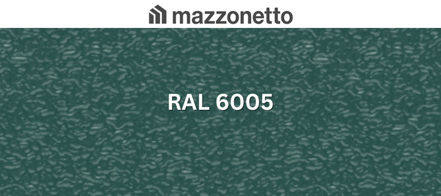 Otel DX51 STUCCO, RAL 6005, rola 1000mm, 0.6mm, 25/17 microni polyester [1]