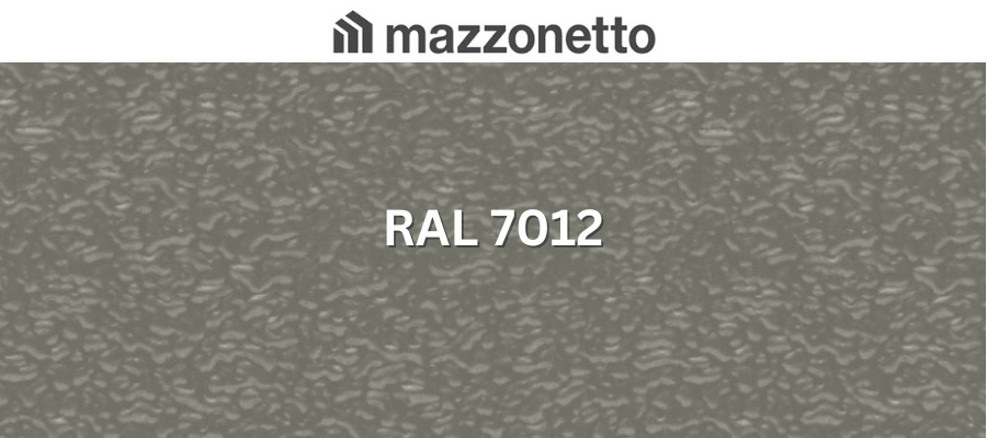 Otel DX51 STUCCO, RAL 7012, rola 625mm, 0.6mm, 25/17 microni polyester [1]
