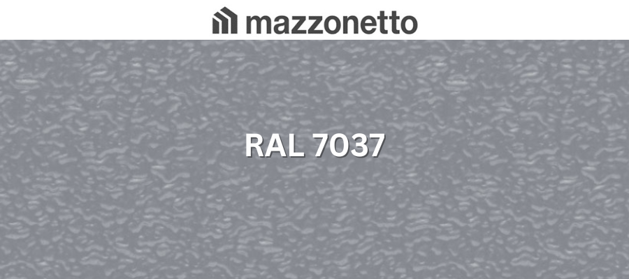 Otel DX51 STUCCO, RAL 7037, rola 625mm, 0.55mm, 35/25 microni polyester [1]