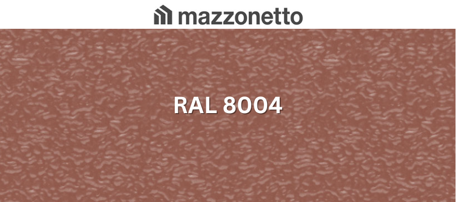 Otel DX51 STUCCO, RAL 8004, rola 1250mm, 0.6mm, 25/17 microni polyester [1]