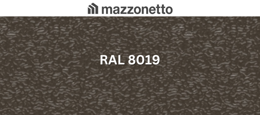 Otel DX51 STUCCO, RAL 8019, rola 625mm, 0.55mm, 35/25 microni polyester [1]