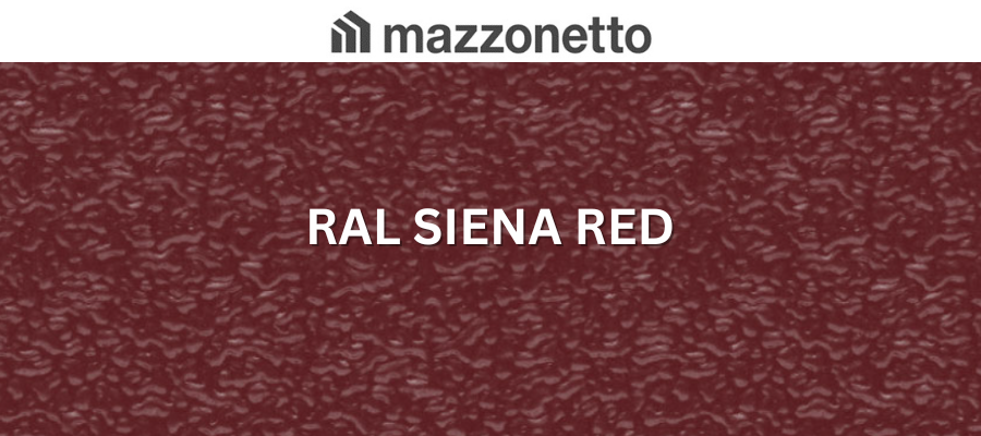Otel DX51 STUCCO, RAL SIENA RED, rola 1000mm, 0.6mm, 25/17 microni polyester [1]