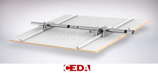Conector pentru parazapada bara din aluminiu, CEDA [3]