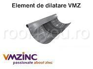 Piesa dilatare jgheab 333mm titan zinc natural Vmzinc [2]