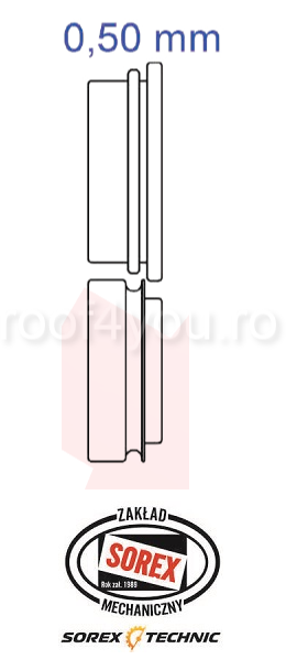 Set placute de profilare 0,50 mm G050 Sorex [1]