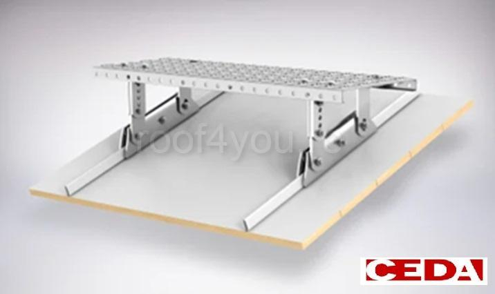 Platforma pentru treapta de acces pe acoperiș, din aluminiu [2]