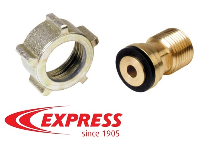 Racord direct 963B pentru butelie gaz butan, ieșire filet 3/8” stânga [1]