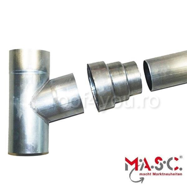Reductie burlan 76/87/100, din zinc [4]