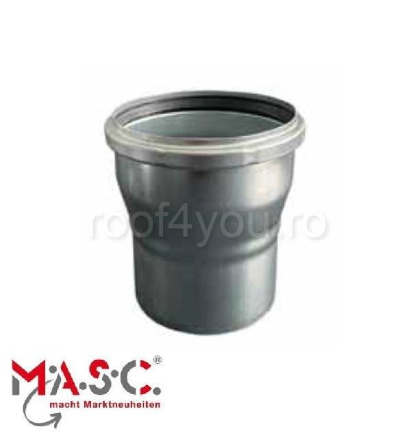 Reductor etansat 110/100, din zinc [1]