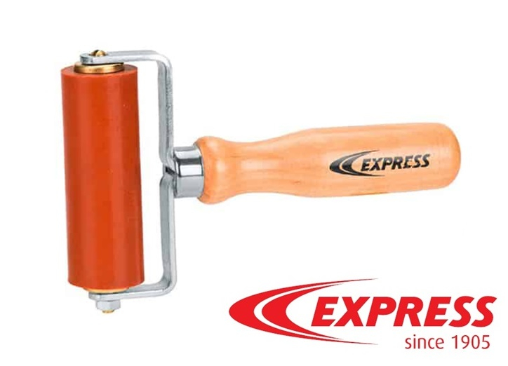 Rola presiune silicon 90 mm EXPRESS 45033 cu mâner ergonomic din lemn [1]