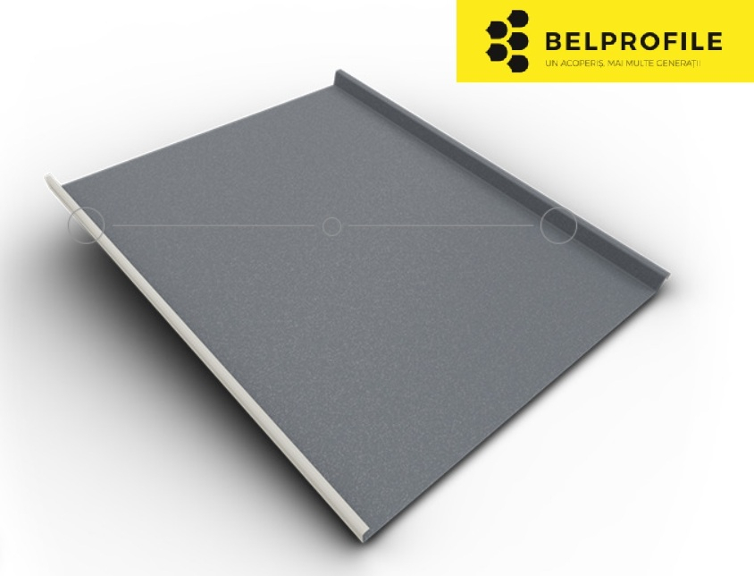 Rulou otel, RAL 7024, finisaj SandShape mat, 0.5 mm [1]