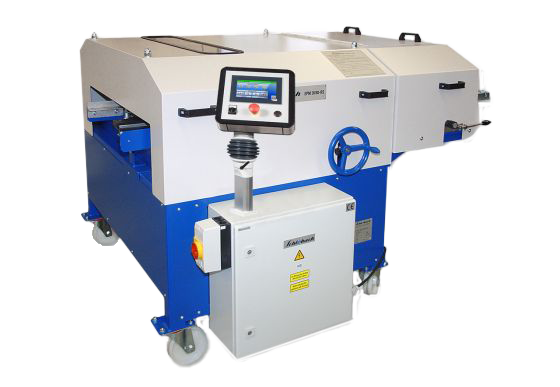 Schlebach SPM 30/80 RSM, masina de profilat h profil 25mm, masurare electronica, taiere transversala actionata de motor [1]