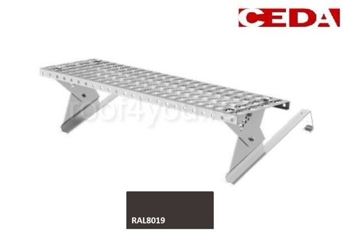 Set de acces pe acoperis cu tigle de pana la 47cm, din otel galvanizat prevopsit, 80cm [1]