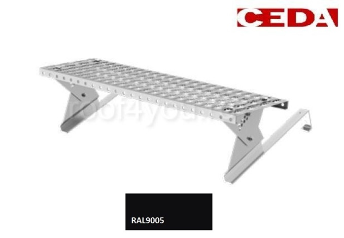 Set de acces pe acoperis cu tigle de pana la 47cm, din otel galvanizat prevopsit, 80cm [1]