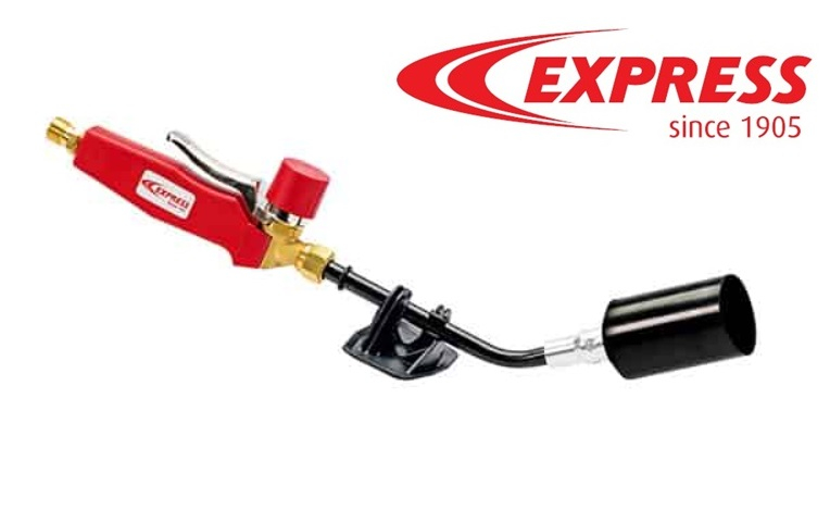 Set torță acoperiș Express din oțel – 50 kW, mâner ergonomic 605WR + gât L180 [1]