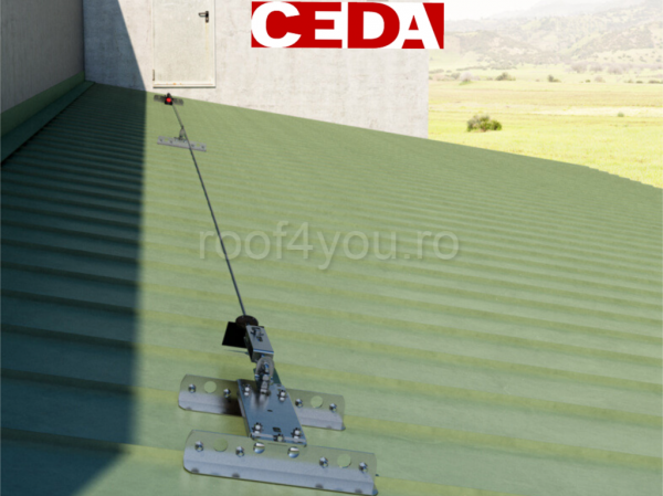 Sistem de ancorare din otel inoxidabil pentru tabla faltuita , cu fixare dubla, CEDA [6]