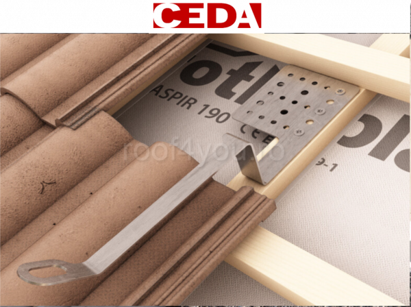Sistem de ancorare EVO 2.0 din otel inoxidabil pentru tigla, 20 mm,  CEDA [4]
