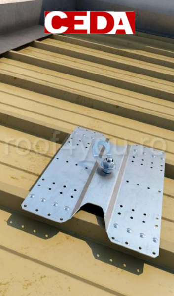 Sistem intermediar de ancorare din otel inoxidabil pentru tabla trapezoidala, CEDA [4]
