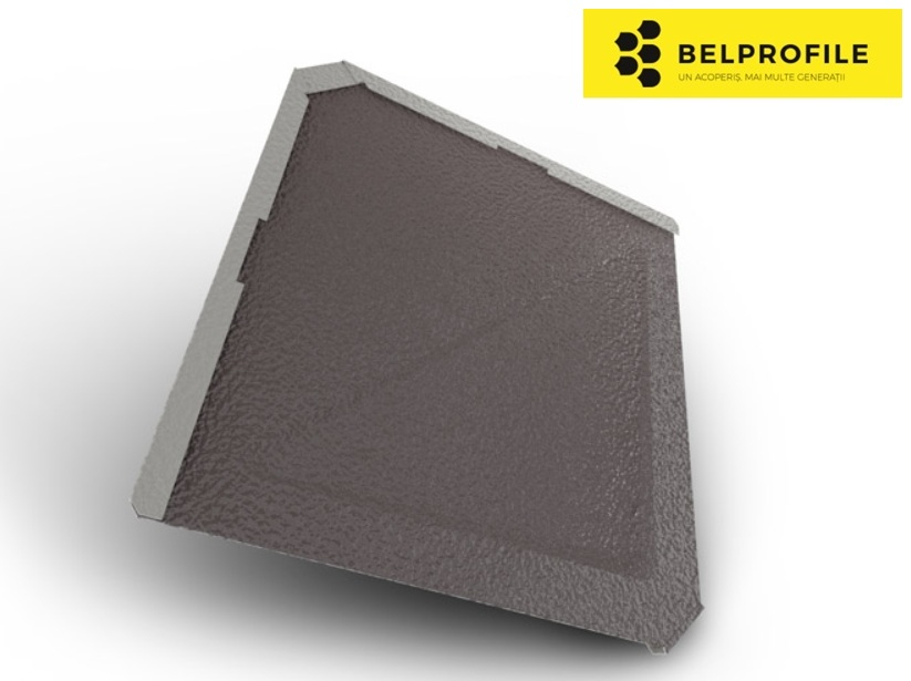 Solzi metalici Quadra PLUS, din aluminiu prevopsit, finisaj EMBOSAT, 0.7mm [1]