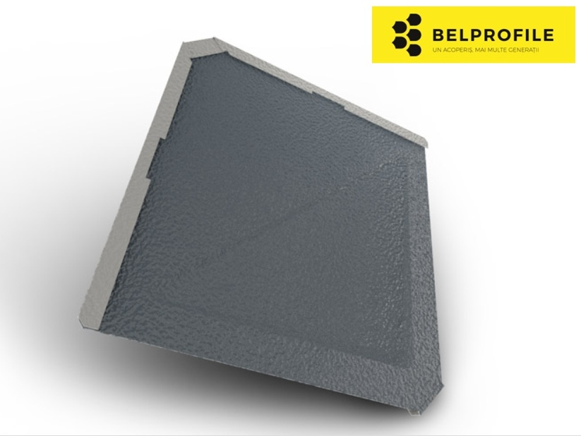 Solzi metalici Quadra PLUS, din aluminiu prevopsit, finisaj EMBOSAT, 0.7mm [1]