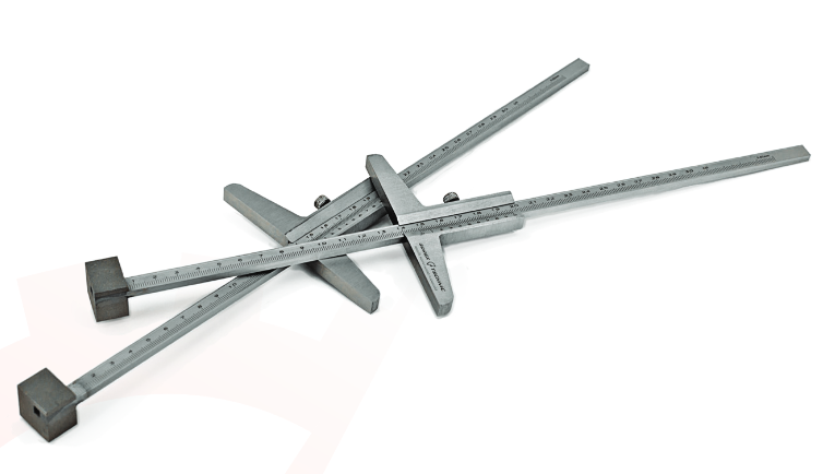 Șubler cu magnet pentru măsurarea adâncimii de îndoire a tablei pe abkant - 150cm [1]