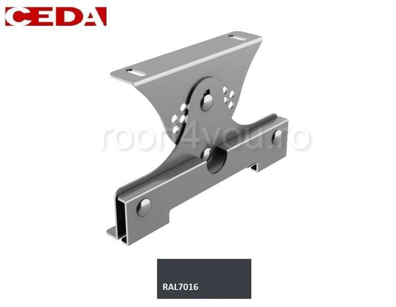 Suport treapta din otel prevopsit pentru tabla faltuita, 46 mm [1]