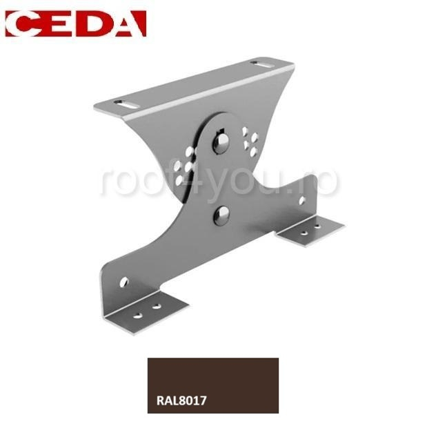 Suport treapta din otel prevopsit pentru tabla trapezoidala inalta, de pana la T50 [1]
