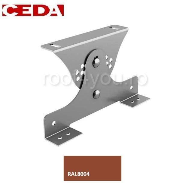 Suport treapta din otel prevopsit pentru tabla trapezoidala inalta, de pana la T50 [1]