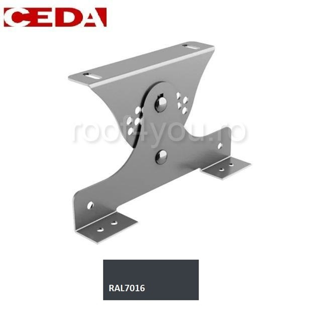 Suport treapta din otel prevopsit pentru tabla trapezoidala inalta, de pana la T50 [1]