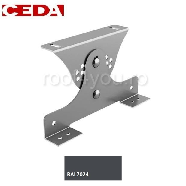 Suport treapta din otel prevopsit pentru tabla trapezoidala inalta, de pana la T50 [1]