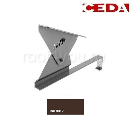 Suport treapta scara acces pe acoperis cu tigle de pana la 47cm, din aluminiu [1]