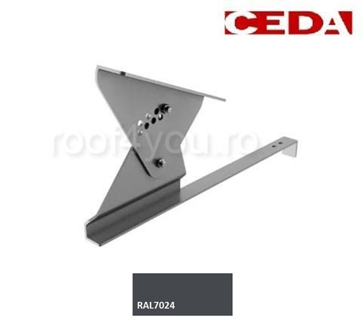 Suport treapta scara acces pe acoperis cu țigle, din aluminiu [1]