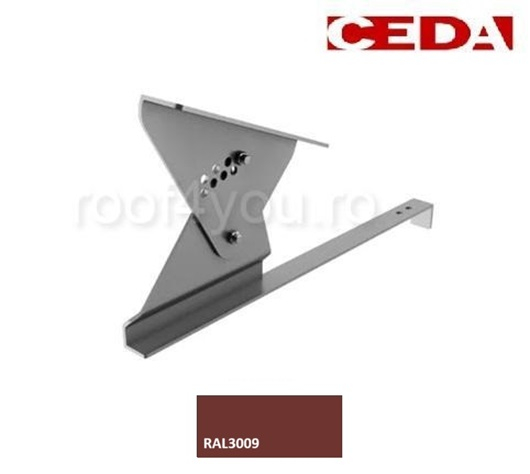Suport treapta scara acces pe acoperis cu țigle, din aluminiu [1]