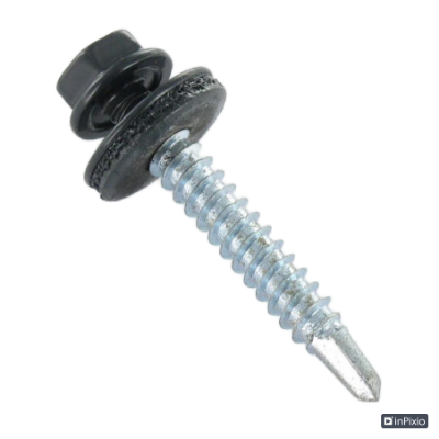 Surub + garnitura 4.8x35mm Ral 7016 [1]