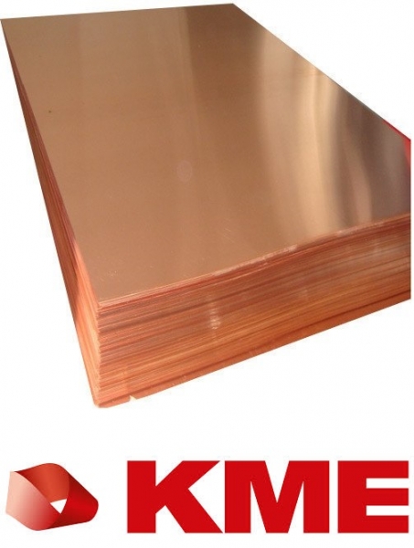 Tabla cupru 2 mm (foaie 1x2 m) - KME puritate 99% [1]