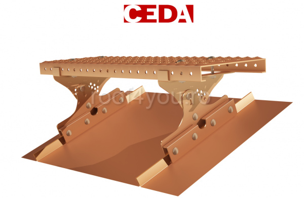 Treapta pentru acoperis din cupru, 100 cm, CEDA [2]
