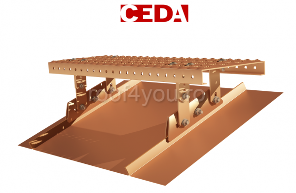 Treapta pentru acoperis din cupru, 134 cm, CEDA [2]