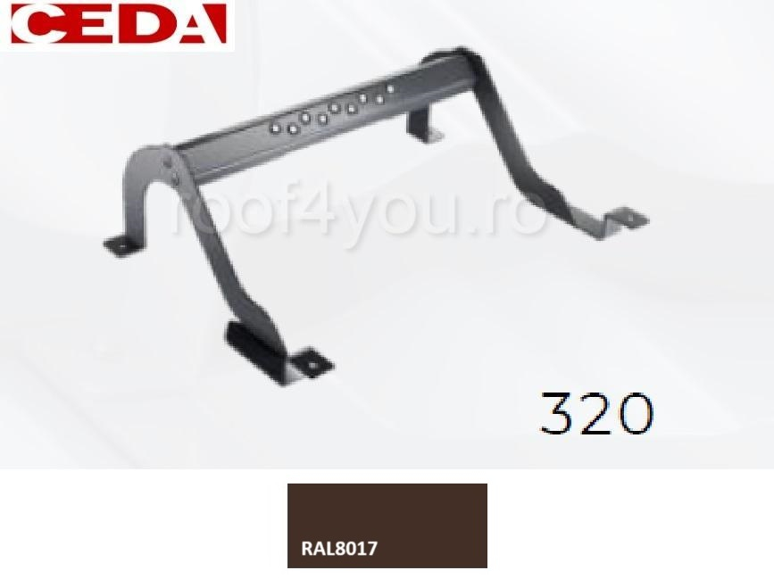 Trepte pentru acces pe acoperis de tabla, din otel prevopsit, modul 320, latime 420mm [1]