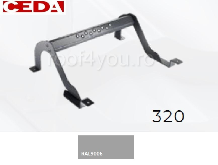 Trepte pentru acces pe acoperis de tabla, din otel prevopsit, modul 320, latime 420mm [1]