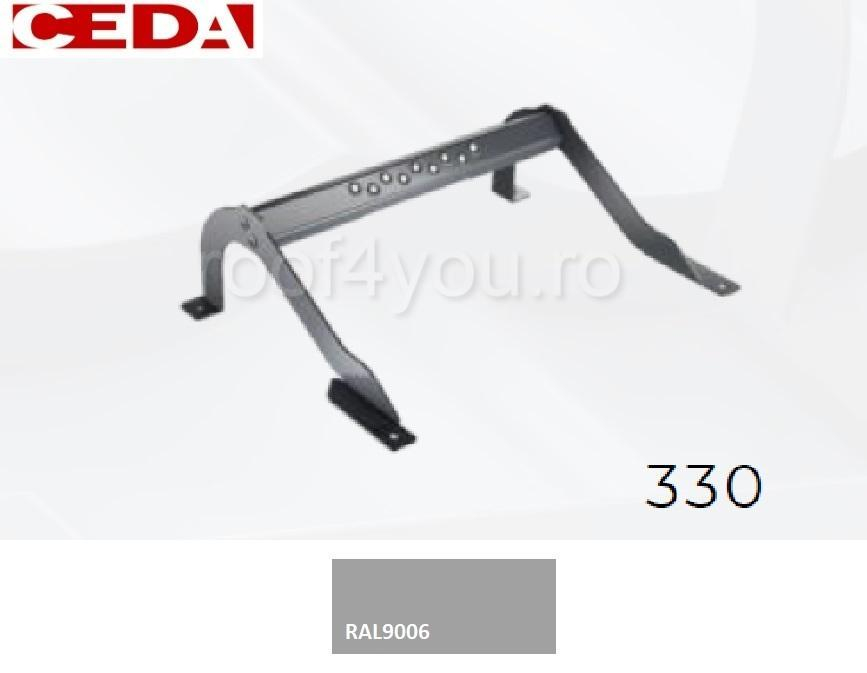 Trepte pentru acces pe acoperis de tabla, din otel prevopsit, modul 330, latime 420mm [1]