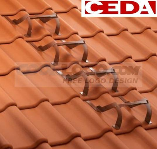 Trepte pentru acces pe acoperis de tigla ceramica, din otel prevopsit, latime 300mm [2]