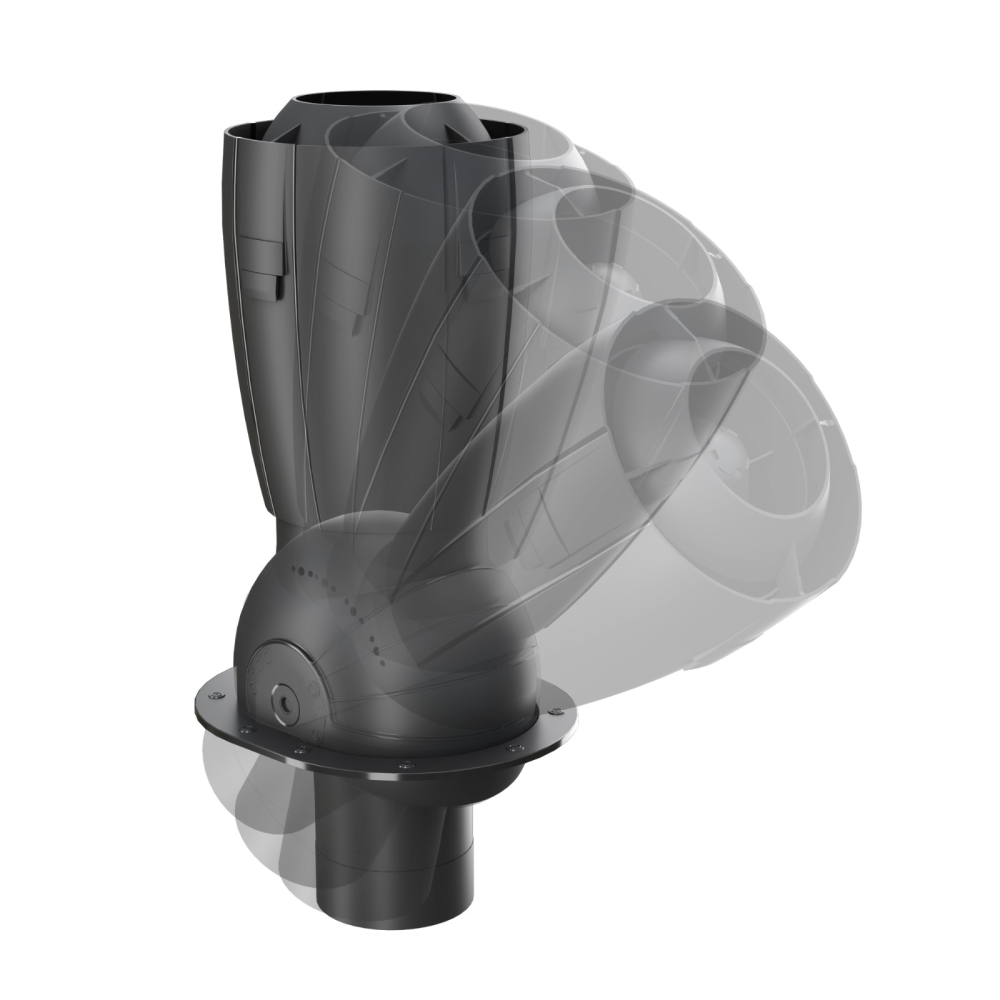 Ventilatie acoperis 125 izolata Air Jet Profil P [10]