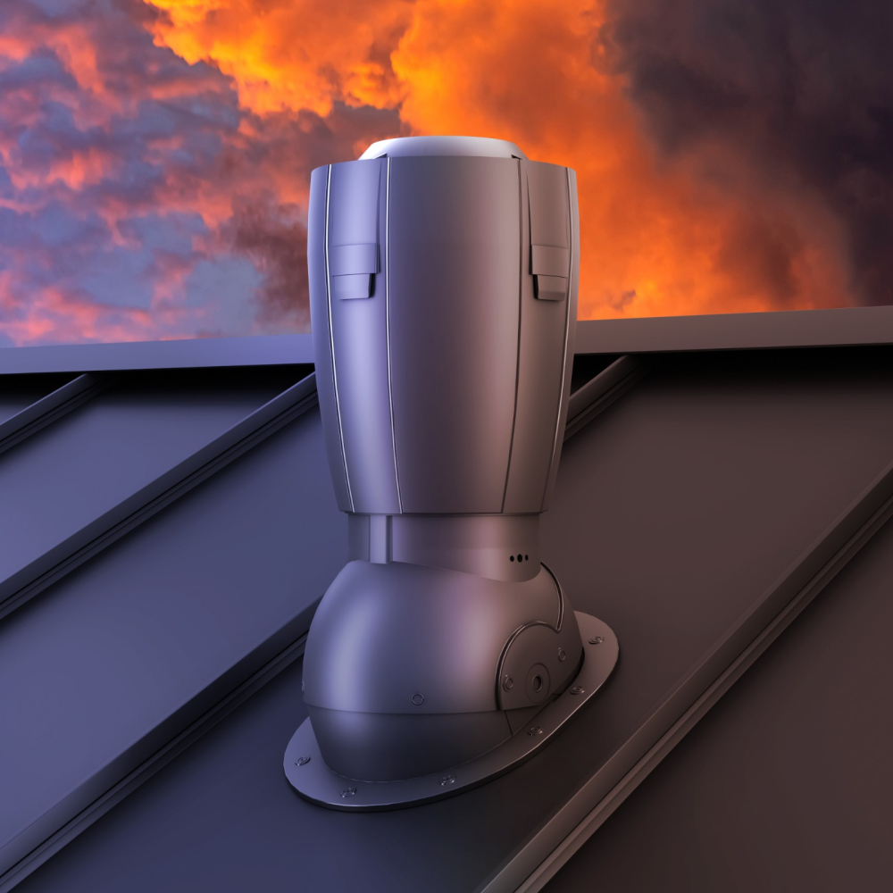 Ventilatie acoperis 125 izolata Air Jet Profil P [2]