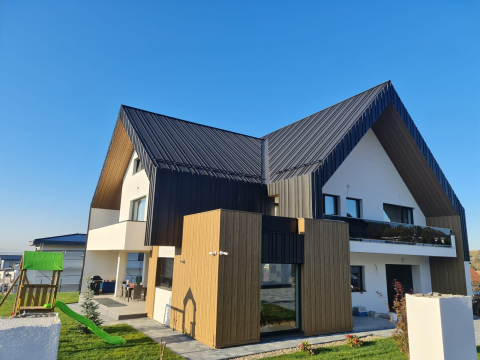- Proiecte Roof4you - Invelitoare aluminiu prevopsit RAL 7016 3D
