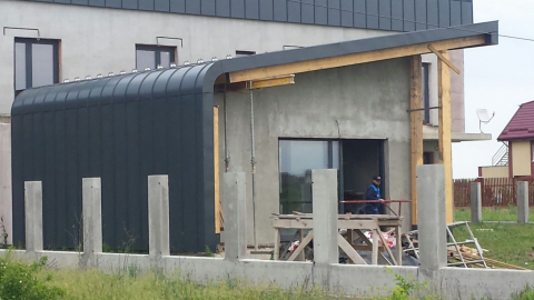 - Proiecte Roof4you - Invelitoare si fatada aluminiu prevopsit RAL 7016