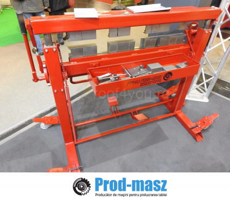 Abkant manual cu segmenti, lungime de lucru 1000 mm/ indoire max 1.5 mm [2]